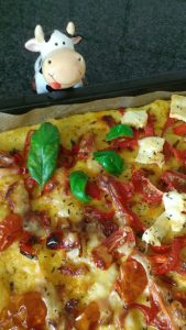 polenta pizza